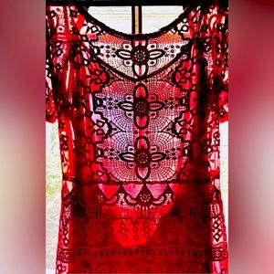 Stunning Scarlet maxi dress